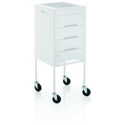 Secret white sliding table