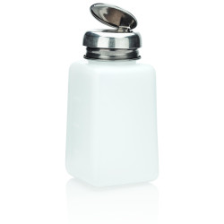 Fles met metalen Menda-pomp.