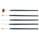 Kit de 5 pinceaux nail art