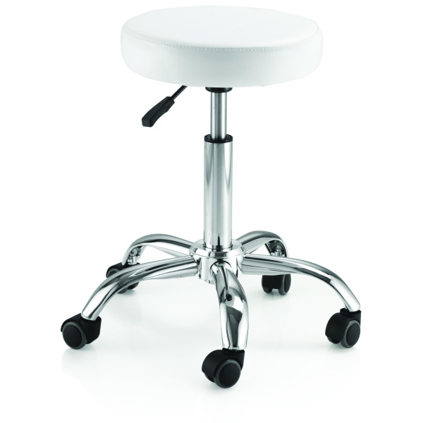 Manicure service stool n°1 in white