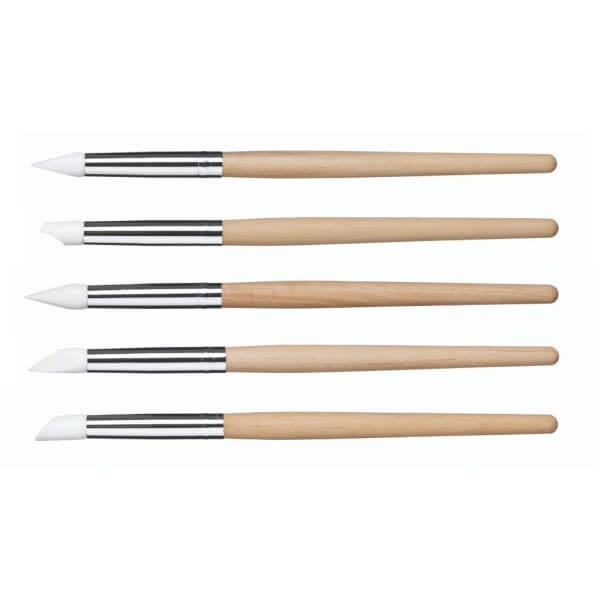 Kit de 5 pincéis de silicone Kit de 5 pincéis de silicone