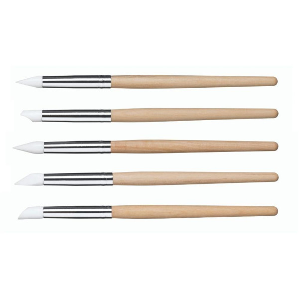 Kit mit 5 Silikonbürsten Kit mit 5 Silikonbürsten