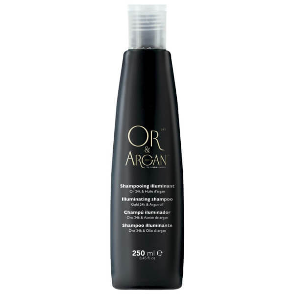 Shampoo illuminante all'oro e all'argan da 250 ml