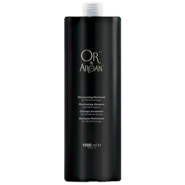 Verhelderende shampoo met goud en arganolie, 1 liter Verhelderende shampoo met goud en arganolie, 1 liter