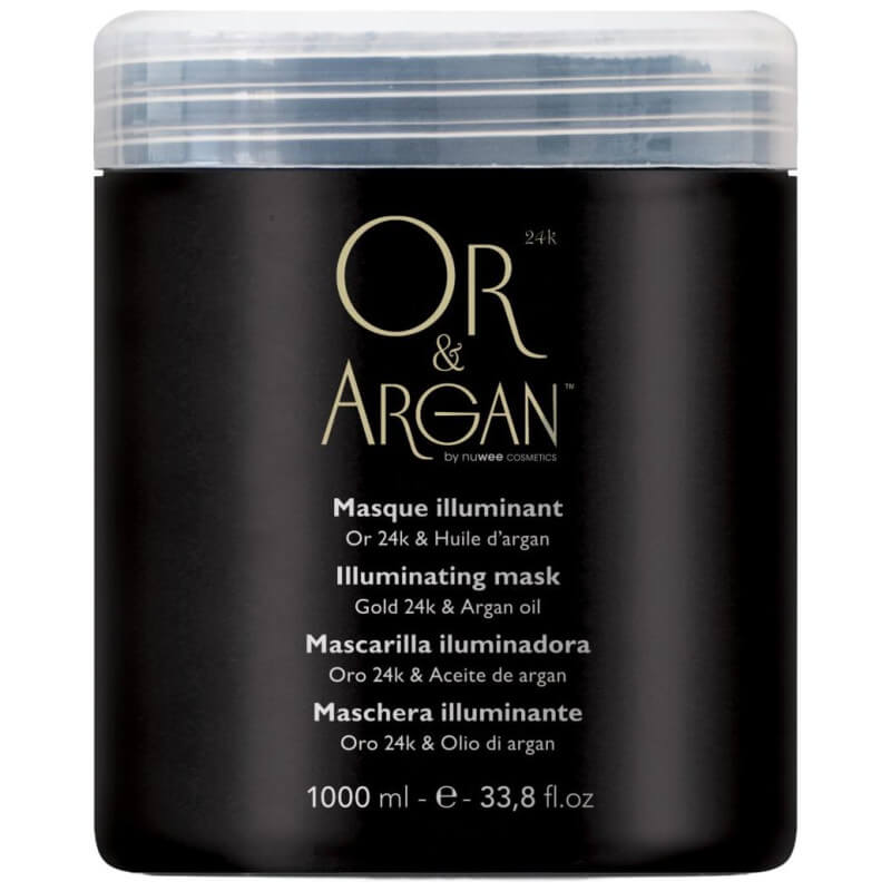 Verhelderend masker met goud en arganolie 1L