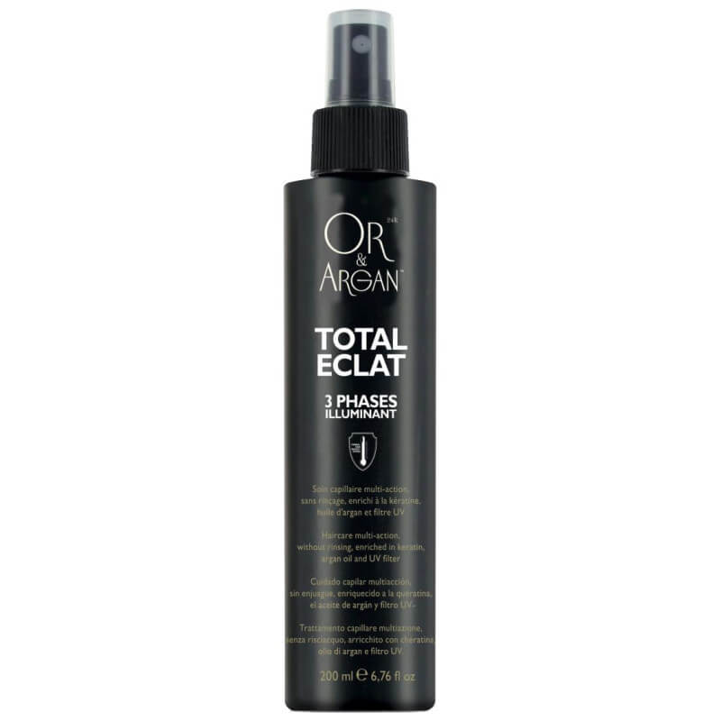 Spray iluminador Total brilho OURO & ARGAN 200ML