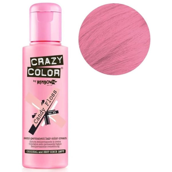 Coloration semi-permanente n°65 Candy Floss CRAZY COLOR 100ML