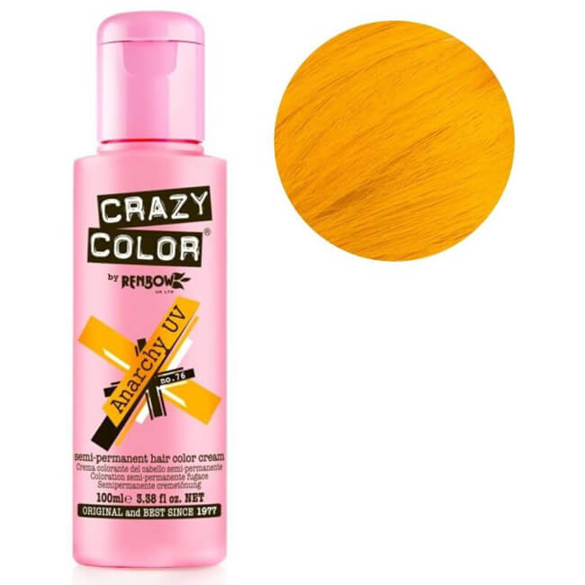 Colorazione semi-permanente arancione Neo UV CRAZY COLOR da 100 ml