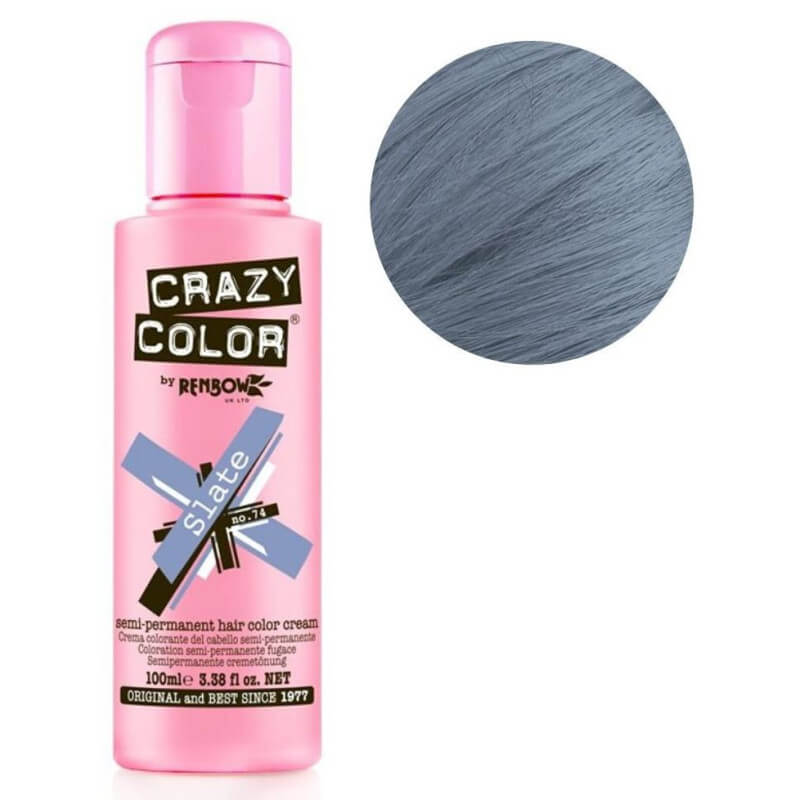 Colorazione semi-permanente n°74 Slate CRAZY COLOR 100ML