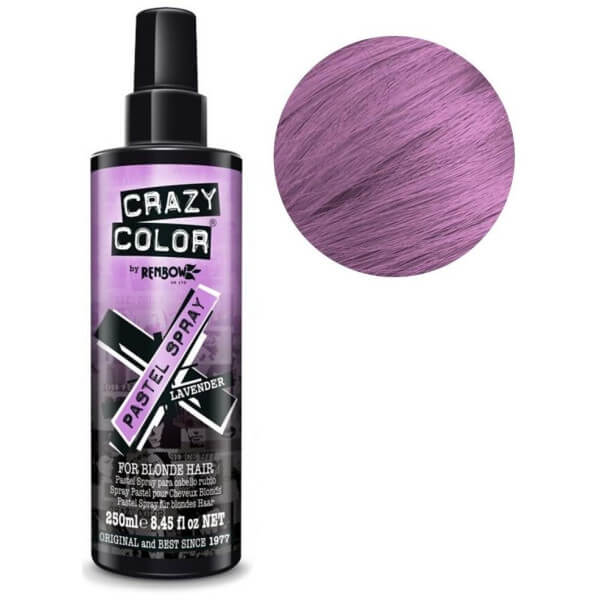 Spray de color lavanda pastel CRAZY COLOR de 250ML.