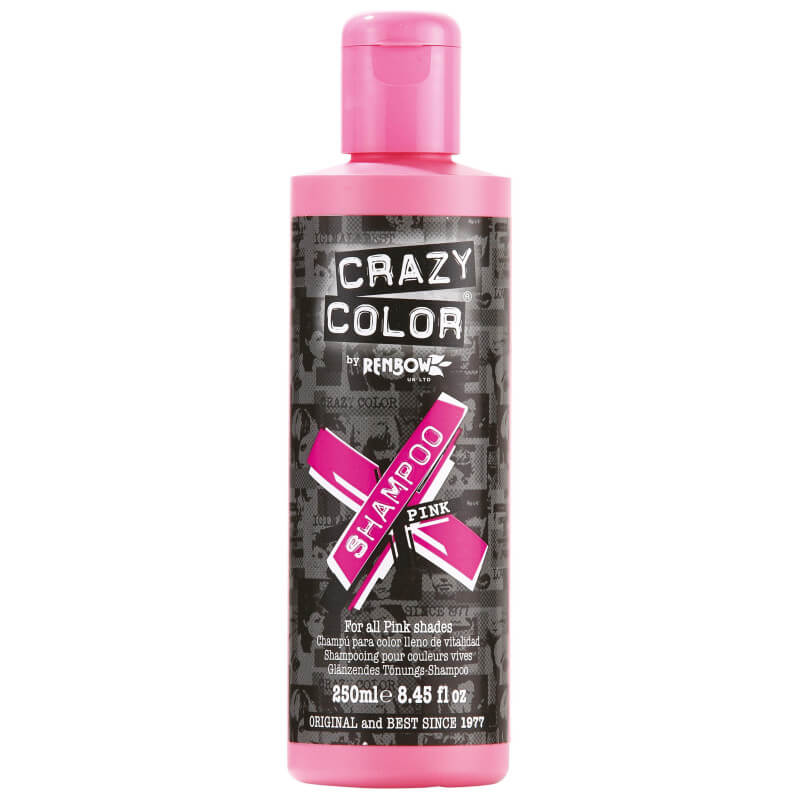 Heractiverende roze shampoo CRAZY COLOR 250ML