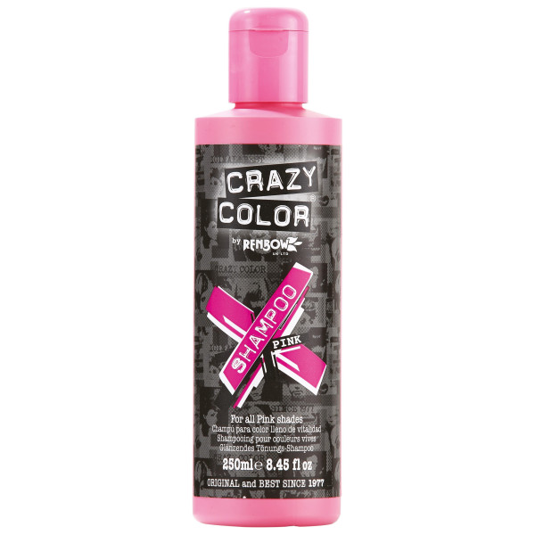 Shampooing rinfrescante al rosa CRAZY COLOR 250ML