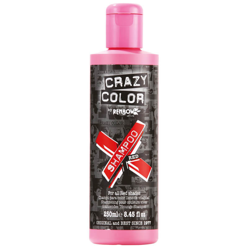Heractiverende rode shampoo CRAZY COLOR 250ML