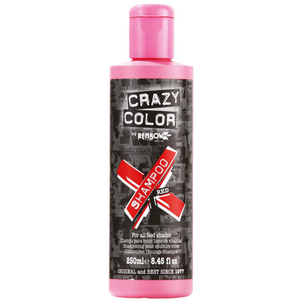 Heractiverende rode shampoo CRAZY COLOR 250ML Heractiverende rode shampoo CRAZY COLOR 250ML