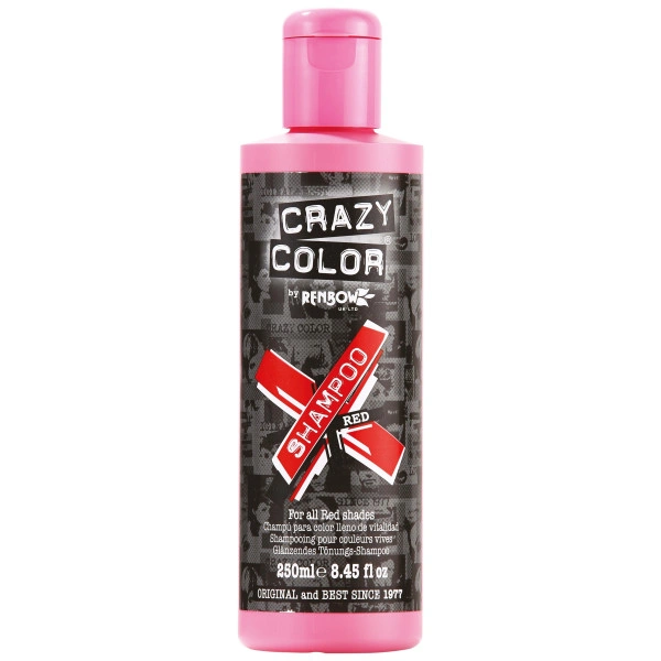 Shampooing reattivante rosso CRAZY COLOR da 250 ml