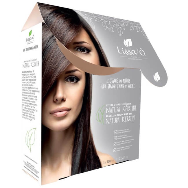 Kit de lissage Natura Keratin LISSA'Ô