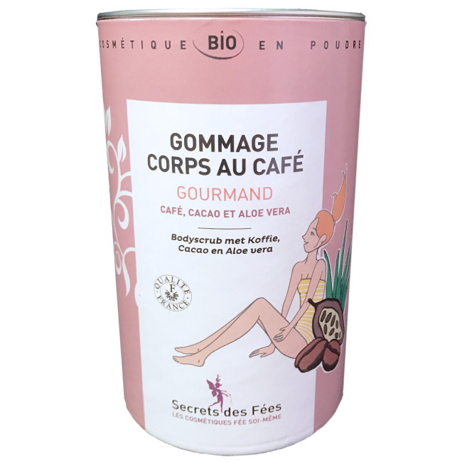 Gommage corps au café Gourmand bio SECRETS DES FEES 200g
