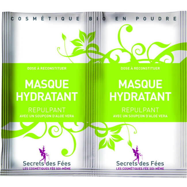 Masque hydratant repulpant bio SECRETS DES FEES 2x9g