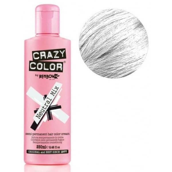 Semi-permanente kleuring Neutral mix CRAZY COLOR 100ML Semi-permanente kleuring Neutral mix CRAZY COLOR 100ML