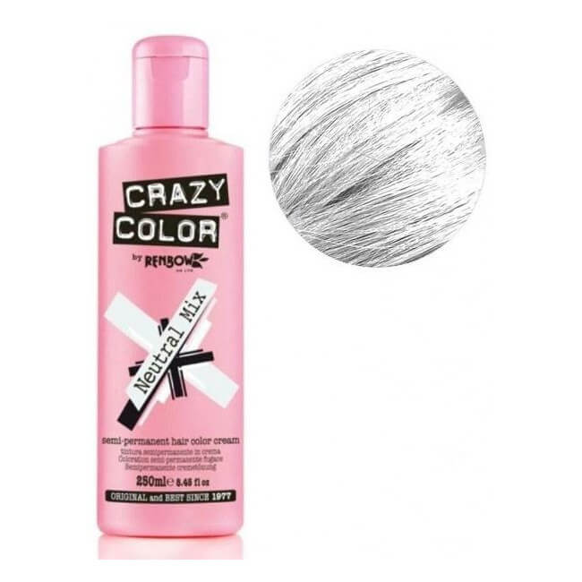 Coloration semi-permanente Neutral mix CRAZY COLOR 100ML