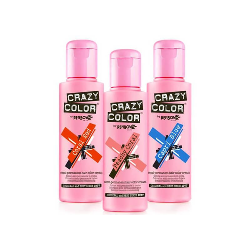 Semi-permanente haarkleuring CRAZY COLOR 100ML (per kleur)