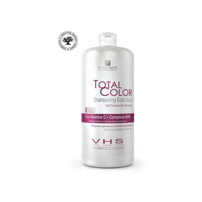 Shampooing cheveux colorés sensibles Eclat doux 1L