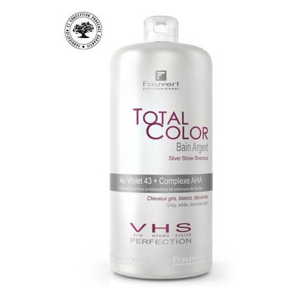 Gray / white hair loss shampoo 1L silver bath