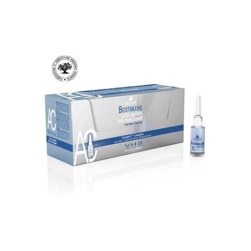 12 ampullen met eenmalige doses anti-haaruitval lotions.