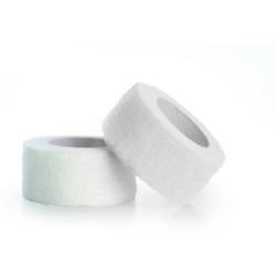 Witte klittenbandtape