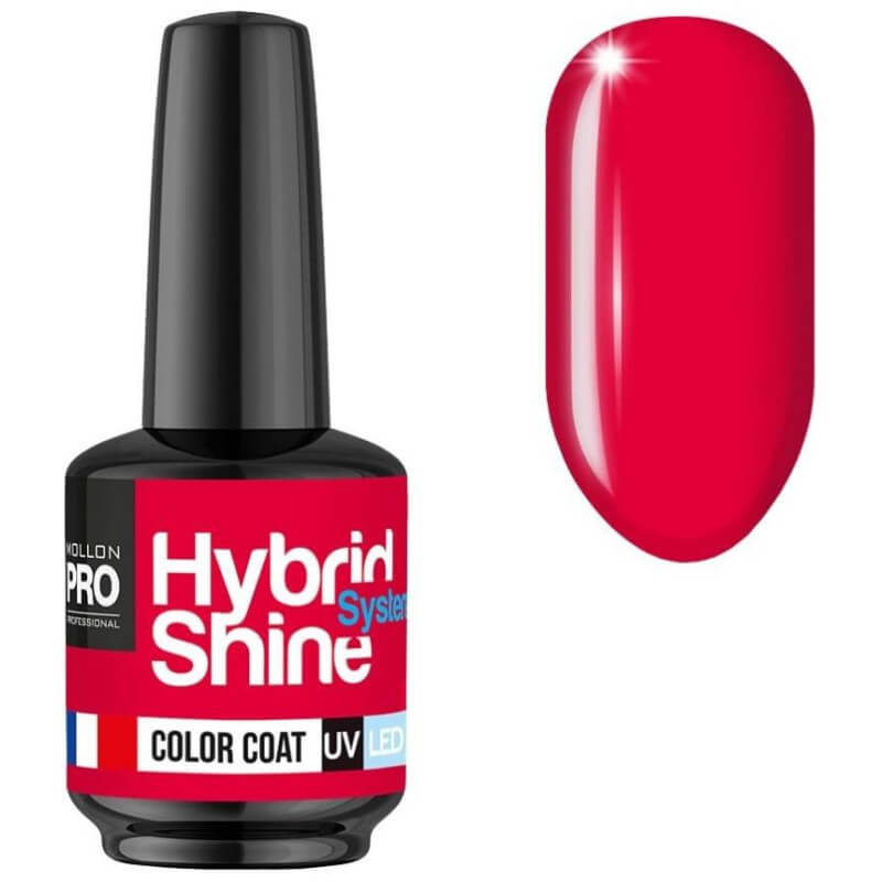 Mini semi-permanent varnish Hybrid Shine n ° 314 Moulin rouge MOLLON PRO 8ML