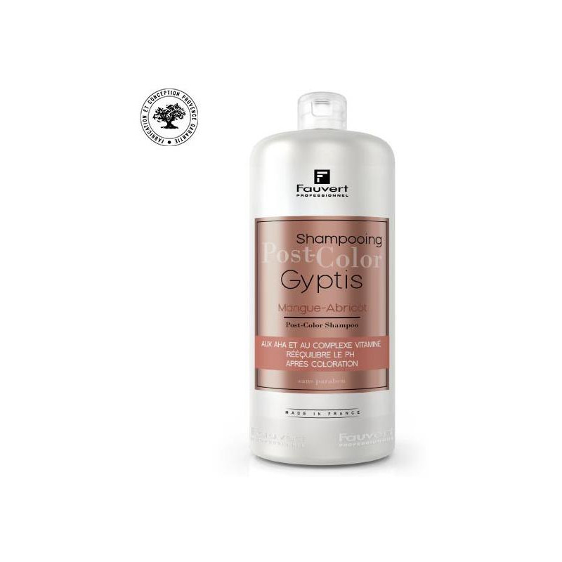 Shampooing fixateur après-couleur Gyptis® Mangue abricot 1L