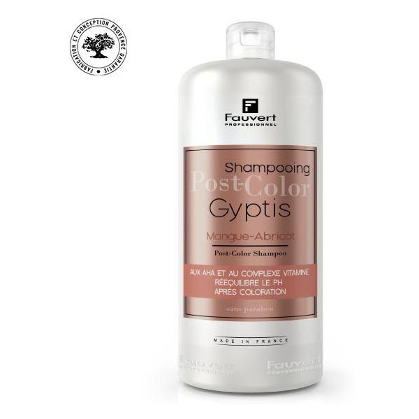 Shampooing fixateur après-couleur Gyptis® Mangue abricot 1L