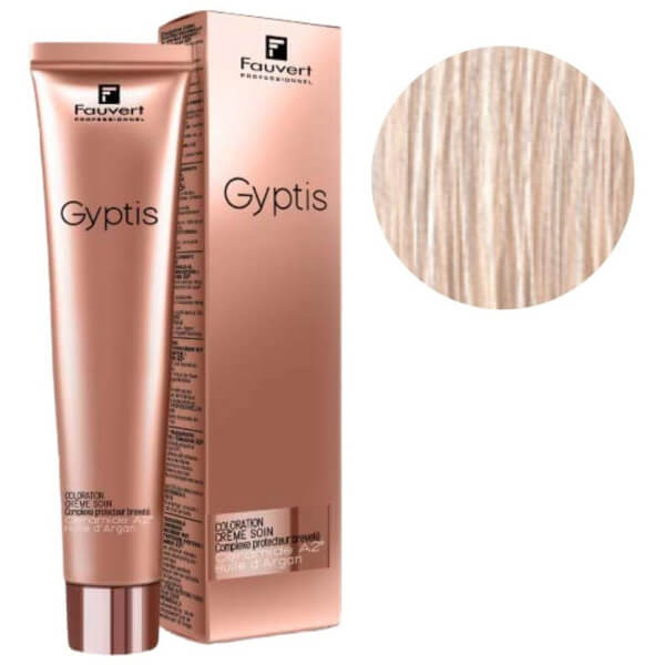 Crema para el cuidado del colorante Gyptis 102 Súper aclarante rubio perlado 100ML