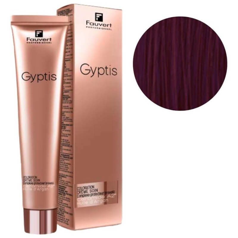 Creme de coloração intensa para cuidados capilares Gyptis 7/20 Loiro violeta intenso 100ML