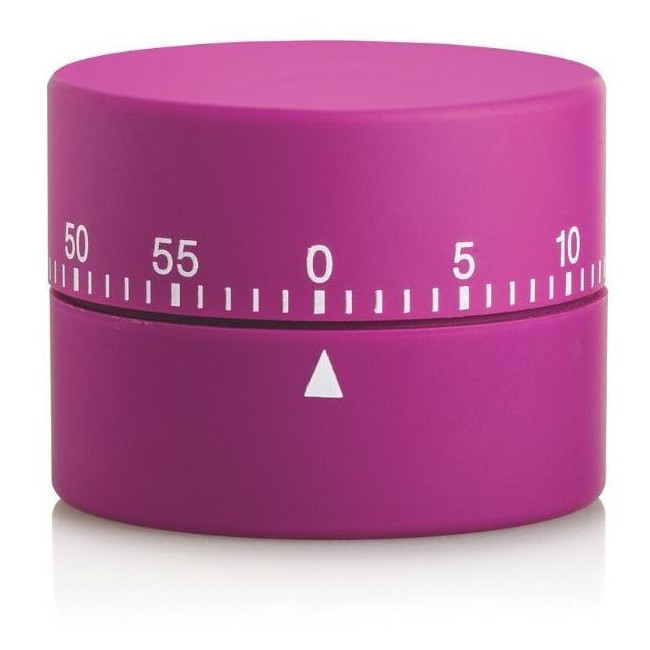 Minuteur mécanique violet