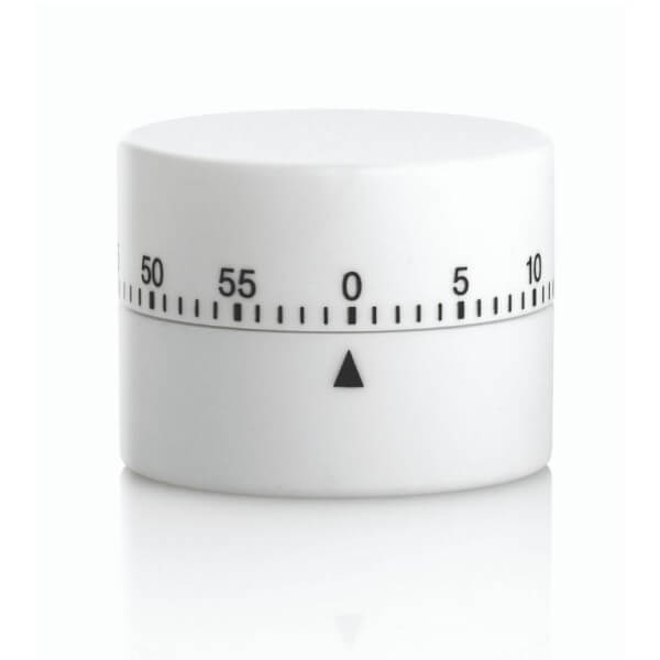 Timer meccanico bianco