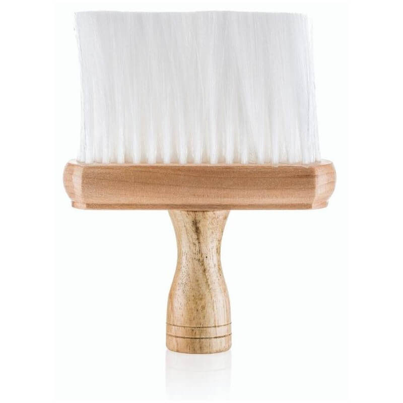 Houten bezemsteel met natuurlijke haren