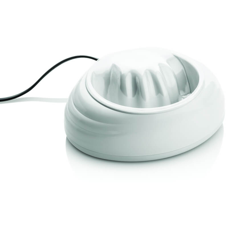 Bacia para manicure com água quente