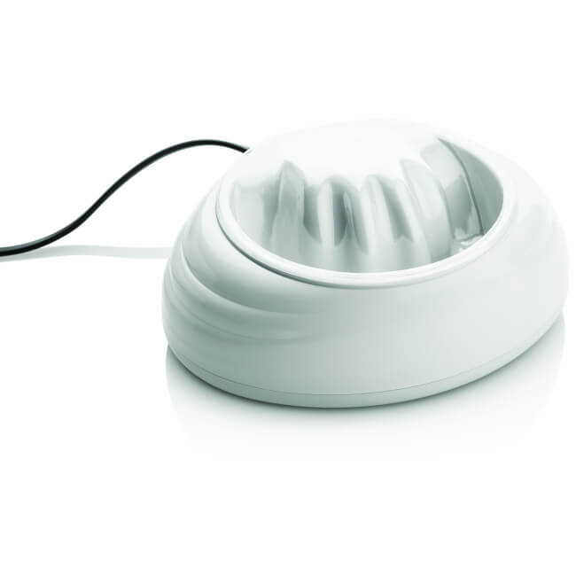 Bacia para manicure com água quente
