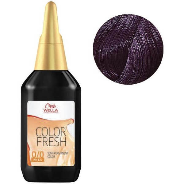 Coloração Color Fresh da Wella 3/66 Castanho Escuro Violeta Intenso. Coloração Color Fresh da Wella 3/66 Castanho Escuro Violeta Intenso.