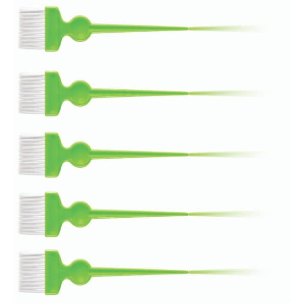 Set de 5 pinceles con cerdas de nylon ultra suaves