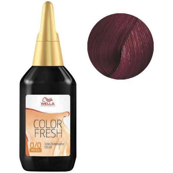 Color Fresh Wella 5/56 - Castagno chiaro mogano rosso 