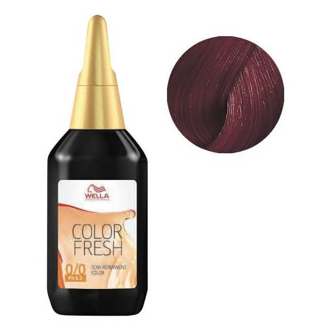 Color Fresh Wella 5/56 - Castagno chiaro mogano rosso 