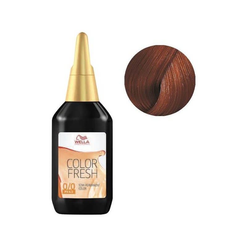 Coloração Wella Color Fresh 6/34 Louro Escuro Dourado Acobreado