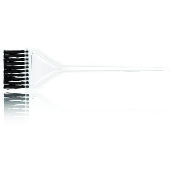 Large crystal brush with soft nylon bristles