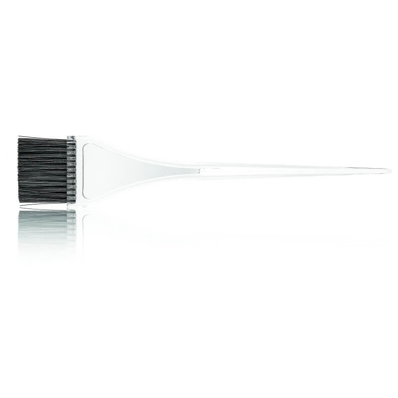 Pincel Crystal small com cerdas macias de nylon.