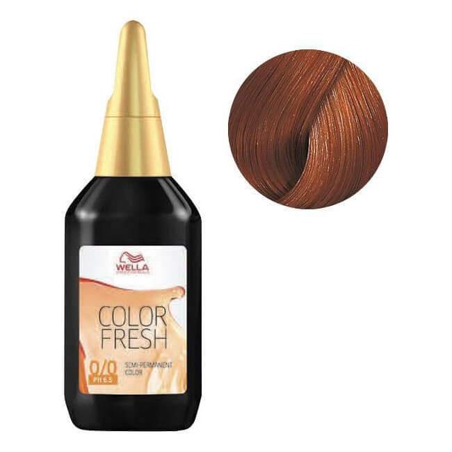 Coloração Color Fresh da Wella 7/47 Louro Acobreado Marrom
