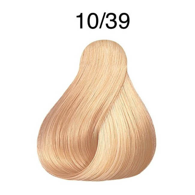 Coloração Color Fresh da Wella na cor 10/39 Platina Dourada Fumê