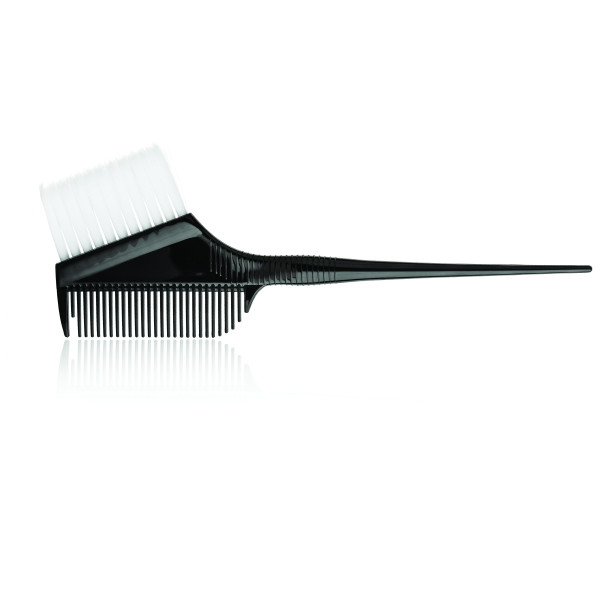 Brush with ultra-soft bristles and comb