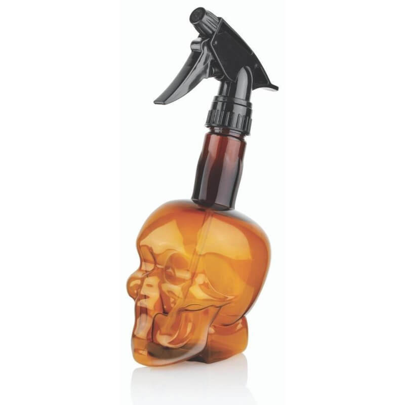 Barbierspray met bruine schedel 500ML.